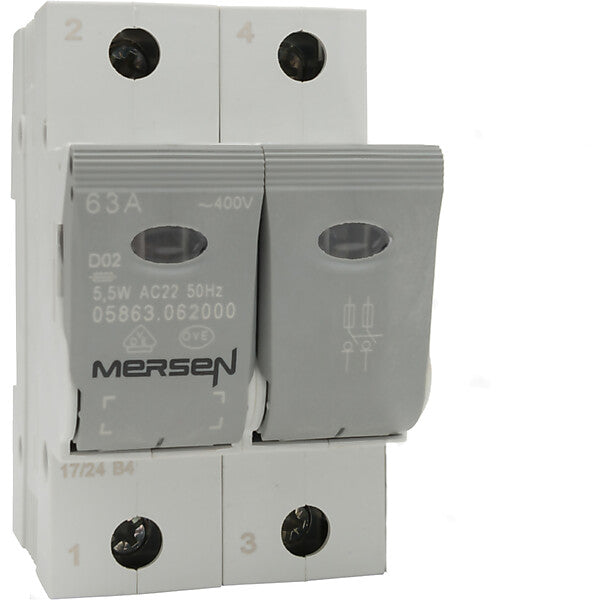 Mersen Lasttrennschalter NEOZED D02 63A/230/400V 2-p 05862.063000